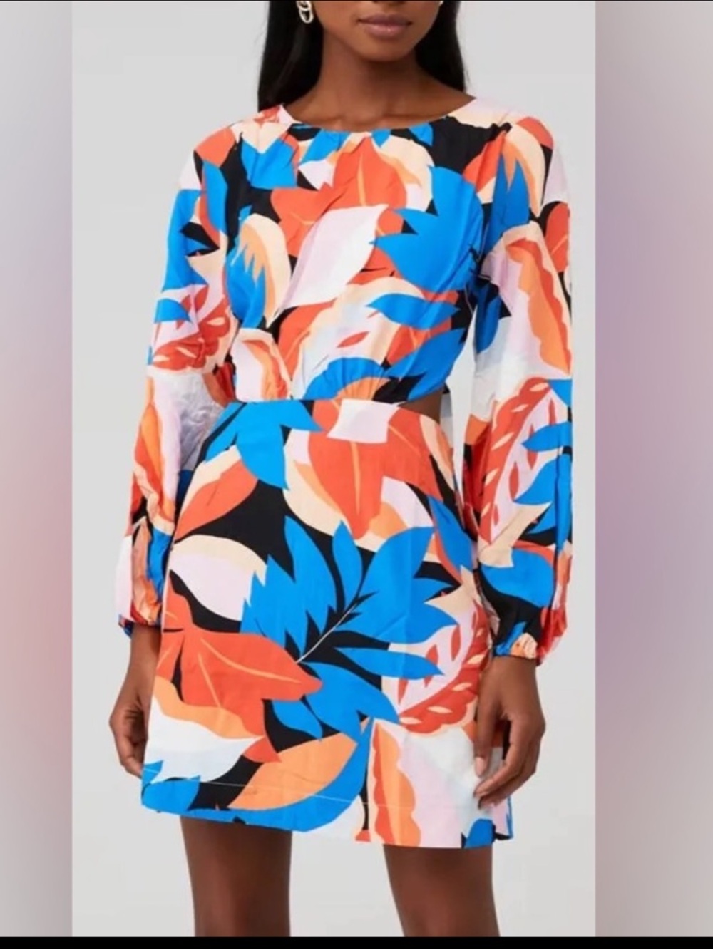 MINKPINK Multicolor Abstract Dress